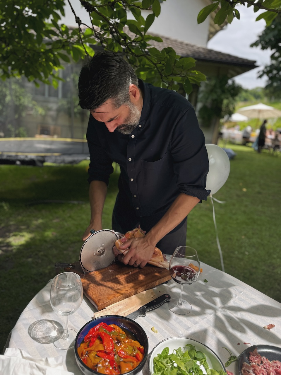 Bild Fleisch Schneiden